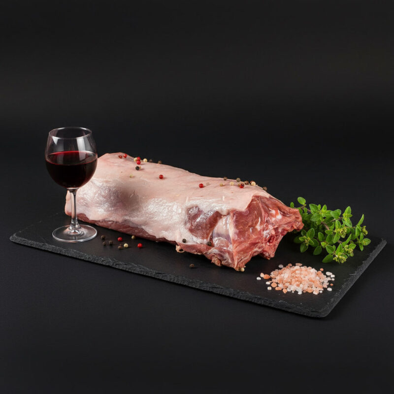 Produktfoto Wildschwein Rücken mit Knochen von Wildjaeger