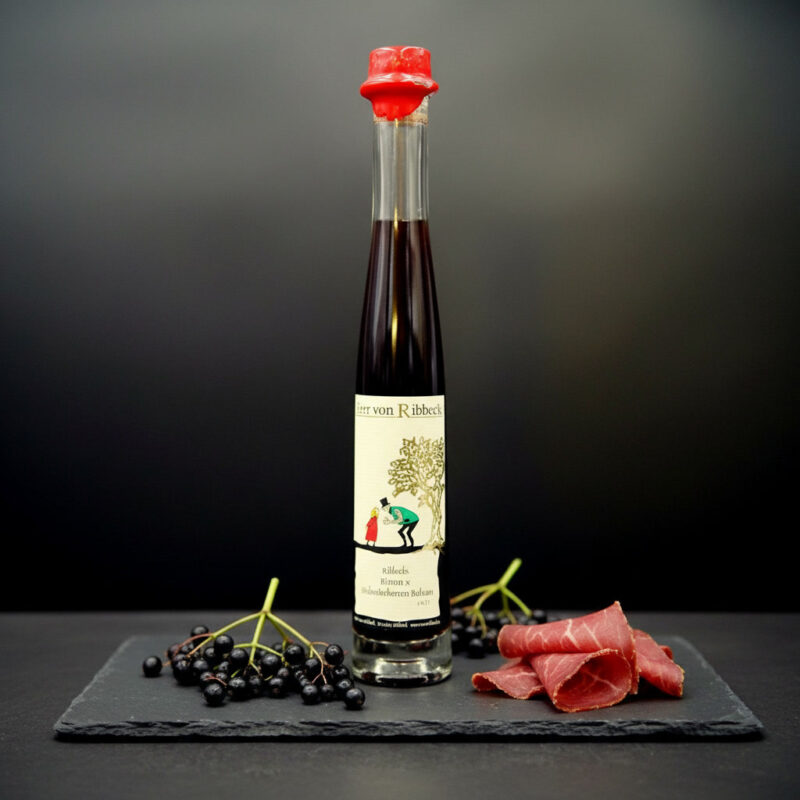 Ribbecker Essig Balsam Birnen und Holunderbeeren Essig Balsam 200ml