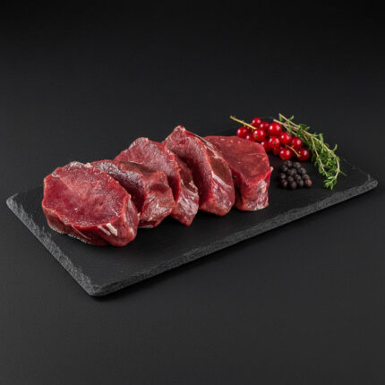 Produktfoto Hirsch Steak aus dem Rückenfilet von WildJaeger