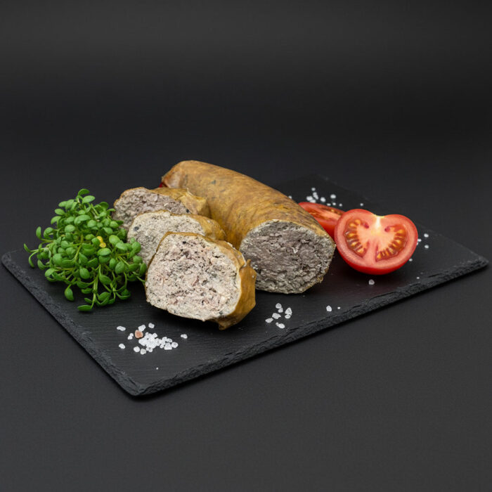 Wild Leberwurst im Naturdarm grob von WildJaeger