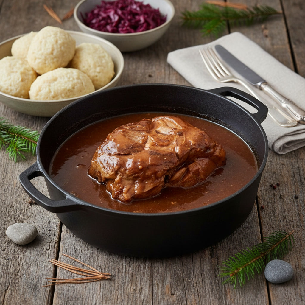 Sauerbraten aus der Reh Keule - Rezept von WildJaeger