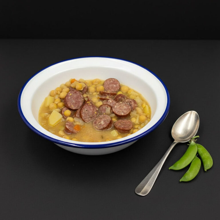 Erbseneintopf mit Wild-Knacker - Fertiggericht von WildJaeger