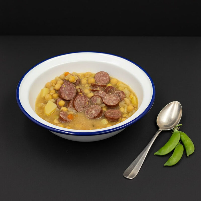 Erbseneintopf mit Wild-Knacker - Fertiggericht von WildJaeger