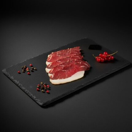 Wildschwein Schinken Speck in Scheiben von WildJaeger