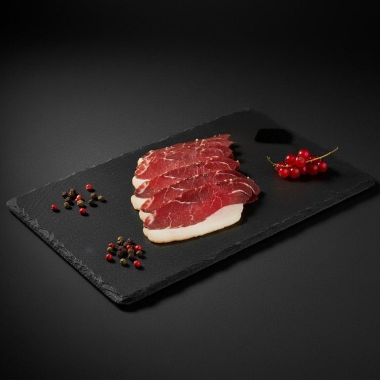 Wildschwein Schinken Speck in Scheiben von WildJaeger