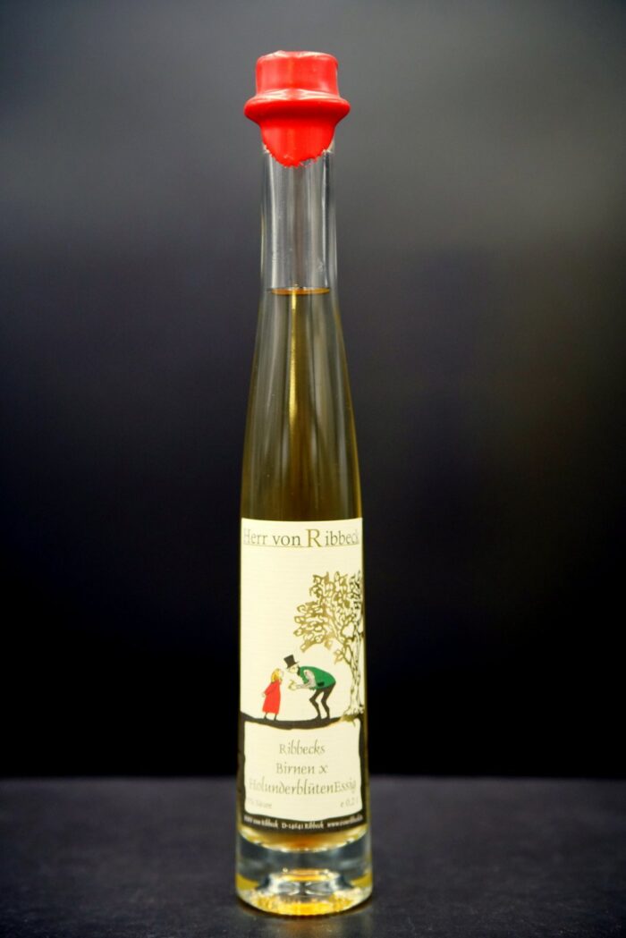 Ribbecker Essig- Birne x Holunderblüten Essig (200 ml) – Bild 1