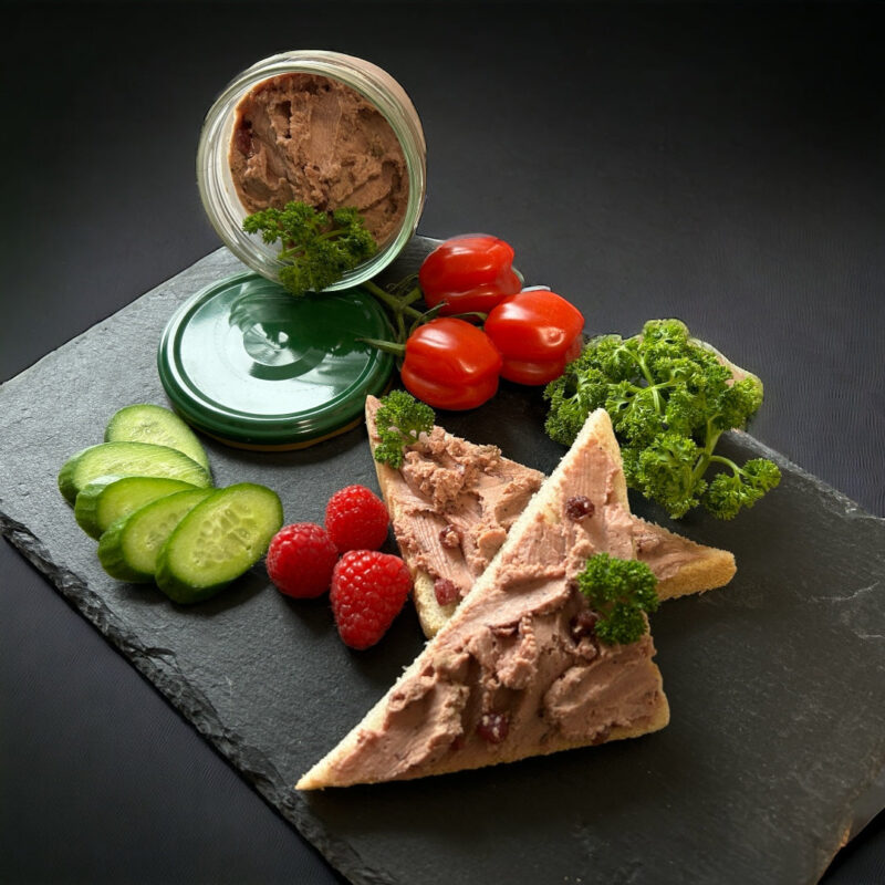 Wild Leberterrine mit Preiselbeeren im Glas von WildJaeger