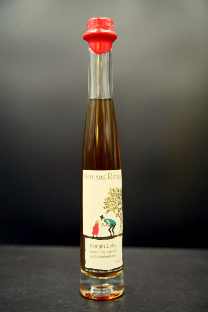 Ribbecker Essig Balsam - Birne mit Holunderblüten Essig Balsam "Königin Luise" (200 ml) – Bild 1