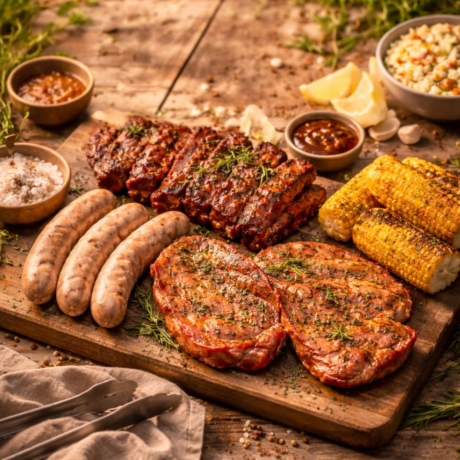 Landschwein Grill Paket Bundle Landschwein Grill Paket von WildJaeger