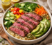Rezept Proteinbowl mit Reh oder Hirsch Innenfilet von WildJaeger